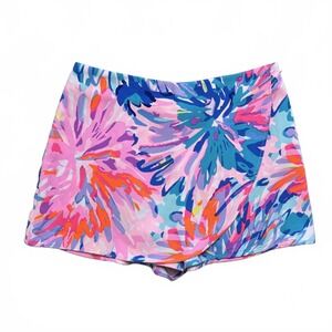Lilly Pulitzer Multicolor Veri Skort Off Tropic Wrap Size 4 | Resort Coastal